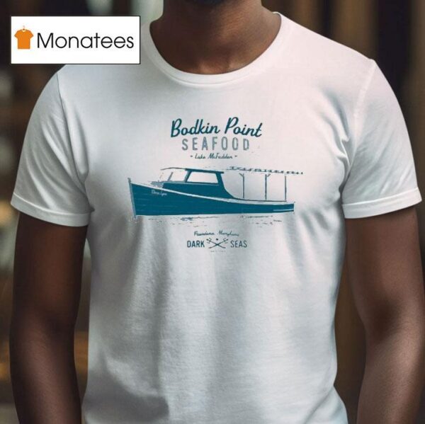 Dark Seas Bodkin Point Seafood Luke Mcfadden Crab Stand T Shirt