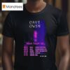 Dave Owen Asia Tour Tokyo Circus July T Shirt