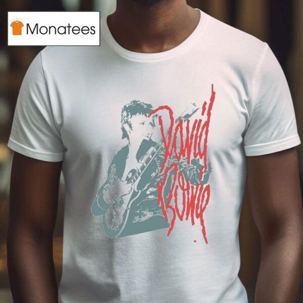 David Bowie Mono Guitar T Shirt