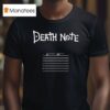 Death Note Povculture T Shirt