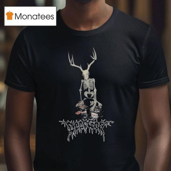 Deergod Skeleton T Shirt