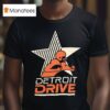 Detroit Dive Football Player T Shirt