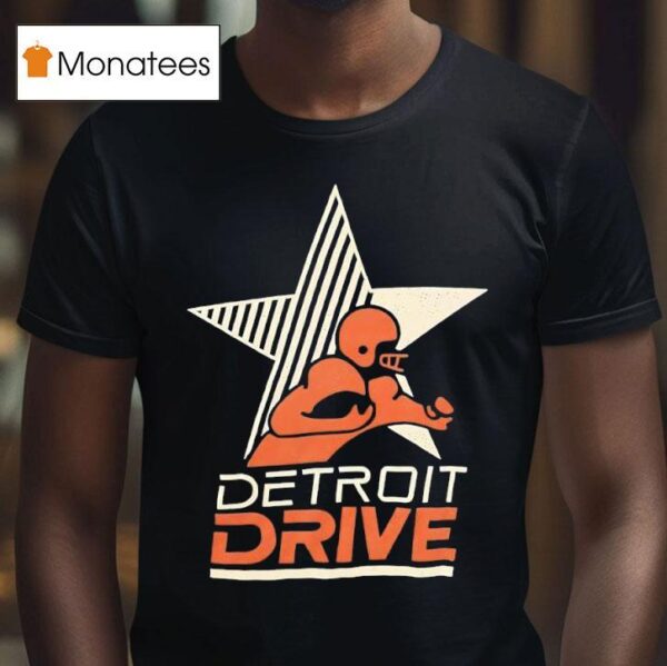 Detroit Dive Football Player T Shirt