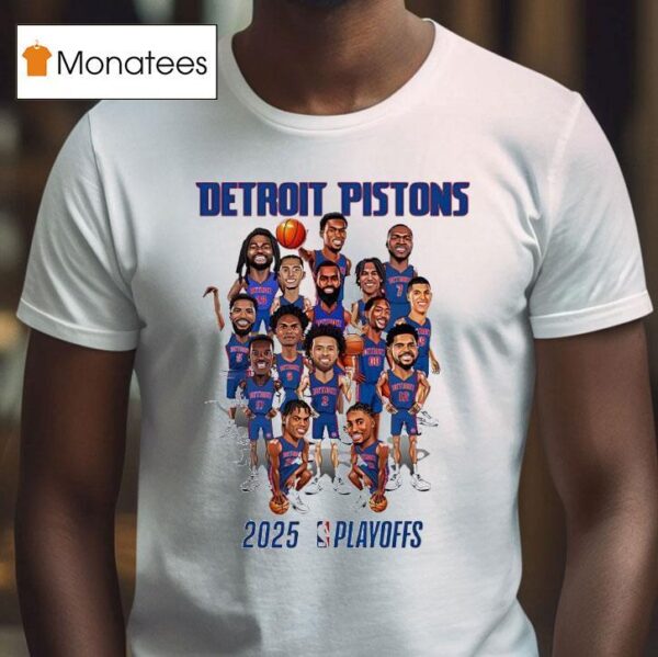 Detroit Pistons Basketball Nba Playoffs T Shirt