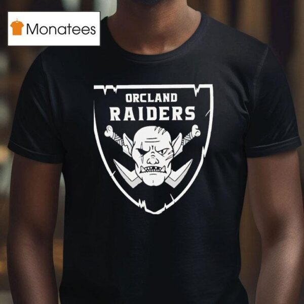 Devil Orcland Las Vegas Raiders Logo Parody T Shirt