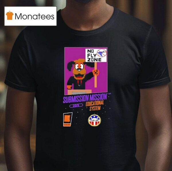 Dog Pixel Submission Mission Educational System T Shirt