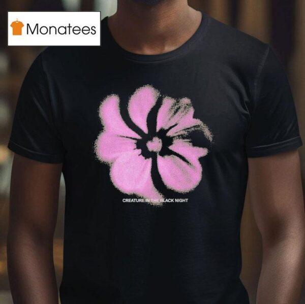 Dreamseeker Creature In The Black Night Forest Flower T Shirt