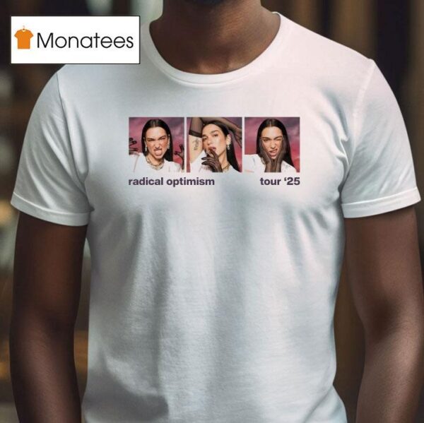 Dua Lipa Radical Optimism Tour Panel Photo T Shirt