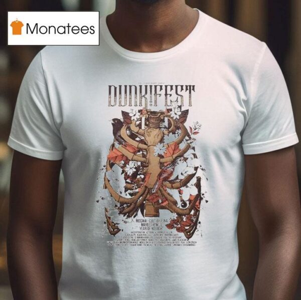 Dunk Festival Viernulvier Ghent Belgium T Shirt