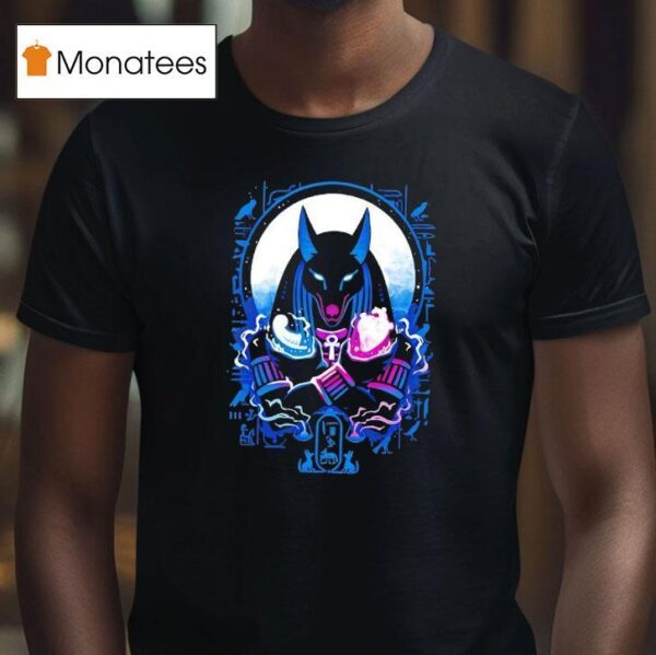 Egyptian God Anubis Balance Of The Jackal God T Shirt
