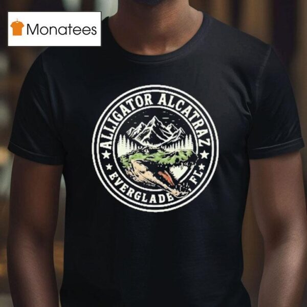 Everglades Florida Alligator Alcatraz T Shirt