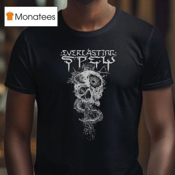 Everlasting Spew Scolopendra Skull T Shirt
