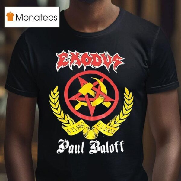 Exodus Paul Baloff Vintage T Shirt