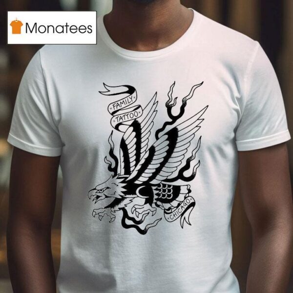 Family Tattoo Chicago Eagle T Shirt