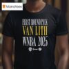First Round Pick Van Lith Chicago Sky Wnba T Shirt