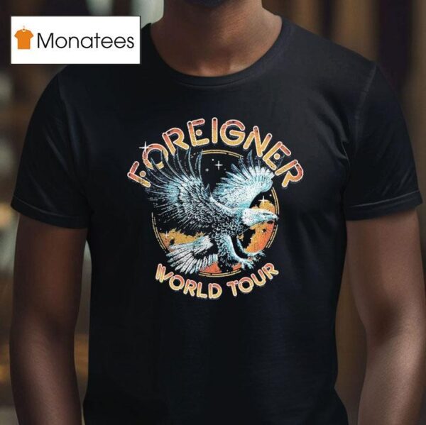 Foreigner World Tour Eagle T Shirt