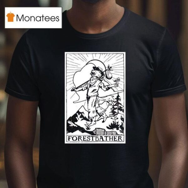 Forest Bather Card T Shirt