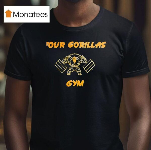 Four Gorillas Gym T Shirt