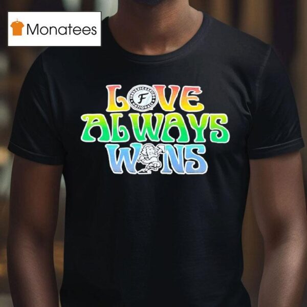 Fredericksburg Nationals Love Always Wins T Shirt