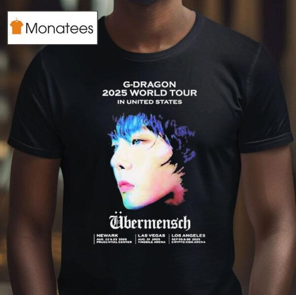G Dragon Ubermensch Phase Usa World Tour T Shirt