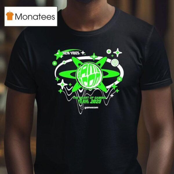 Gamescom The Heart Of Gaming New Vibes T Shirt