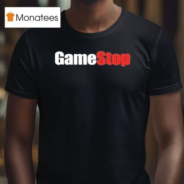 Gamestop Logo Power To The Players T Shirt
