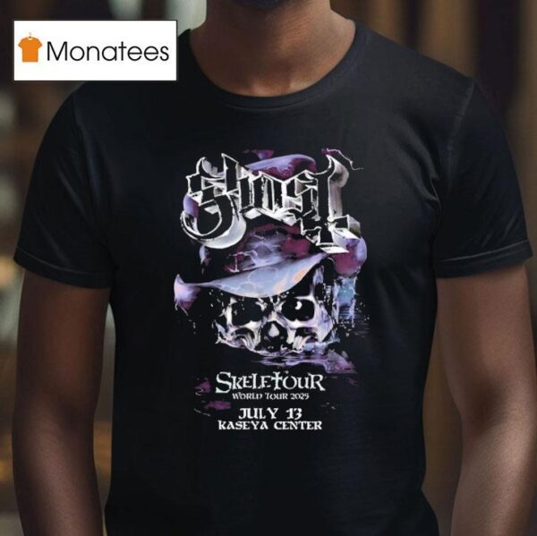 Ghost July Kaseya Center Skeletour World Tour T Shirt
