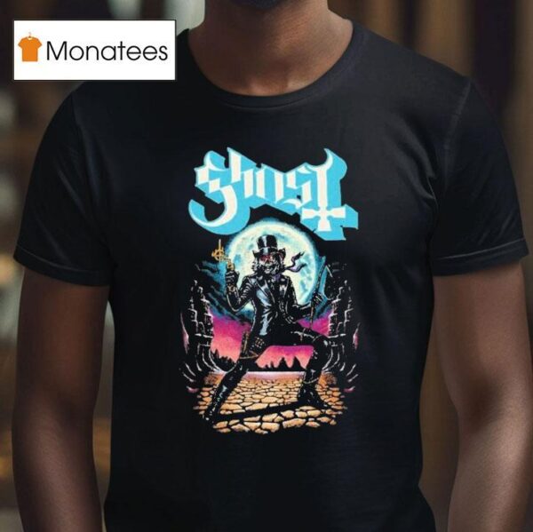 Ghost Nightmare Gothic Skull Horror T Shirt