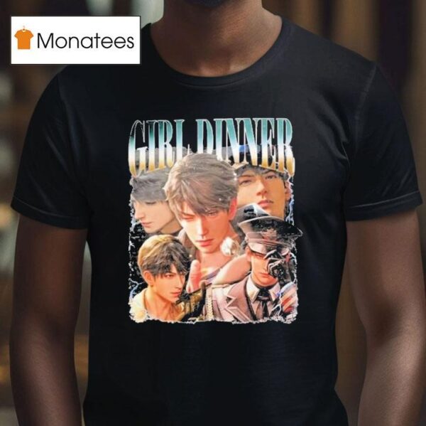 Girl Dinner Caleb Love And Deepspace T Shirt