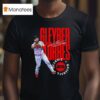 Gleyber Torres Detroit Baseball Stamp Style Graphic Signature T Shirt