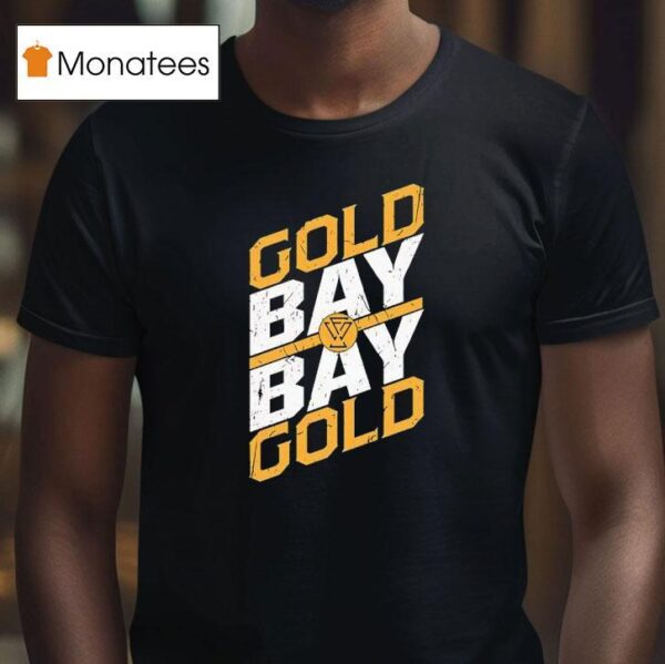 Gold Bay X Bay Gold Wwe Logo T Shirt