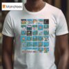 Goose Plant Squares T Shirt