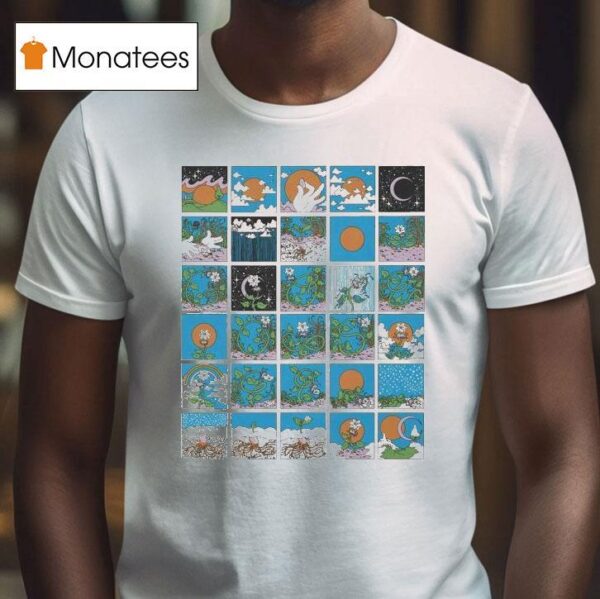 Goose Plant Squares T Shirt