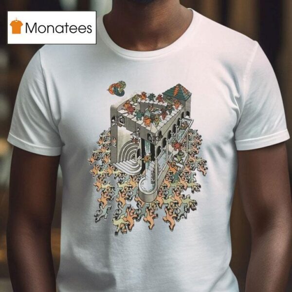 Grateful Dead Mc Escher Dancing Bears T Shirt