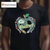 Green Bay Packers Teach Love Inspire Teaching Is A Look Of Heart Heart Apple T Shirt