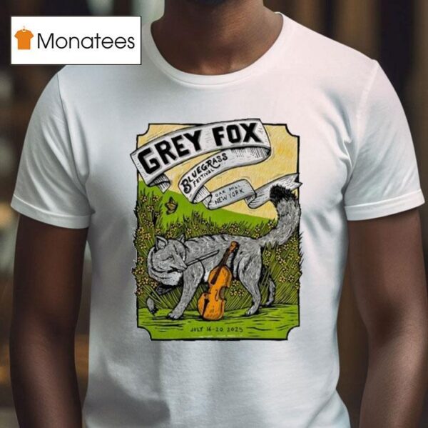 Grey Fox Bluegrass Festival Tour July Oak Hill New York T Shirt