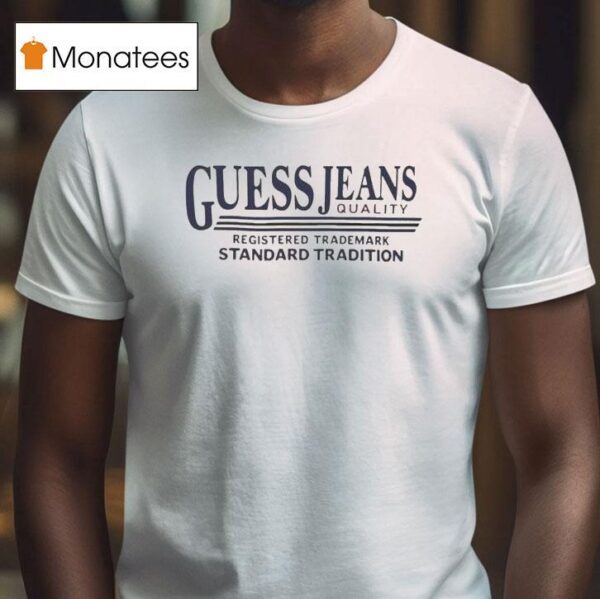 Guess Jeans Registered Trademark Standard Tradition T Shirt