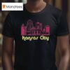 Hannah Waddingham Wearing Kansas City Dot Skyline T Shirt