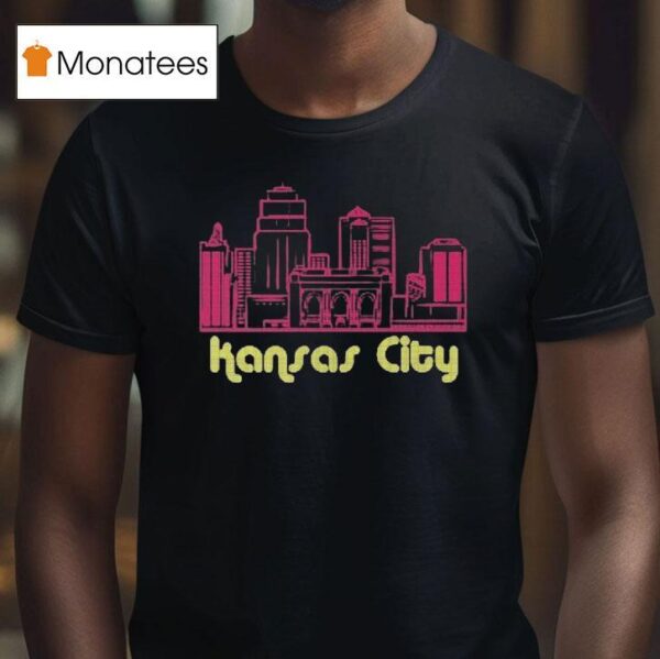 Hannah Waddingham Wearing Kansas City Dot Skyline T Shirt