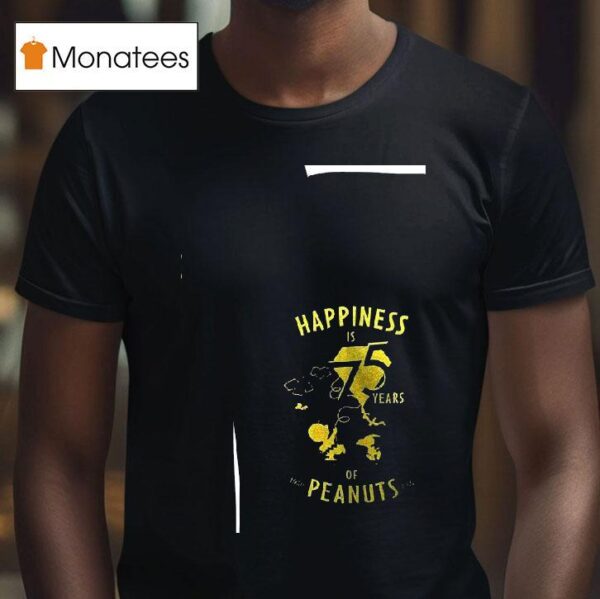 Happiness Is Years Of Peanuts Since Silhouette T Shirt