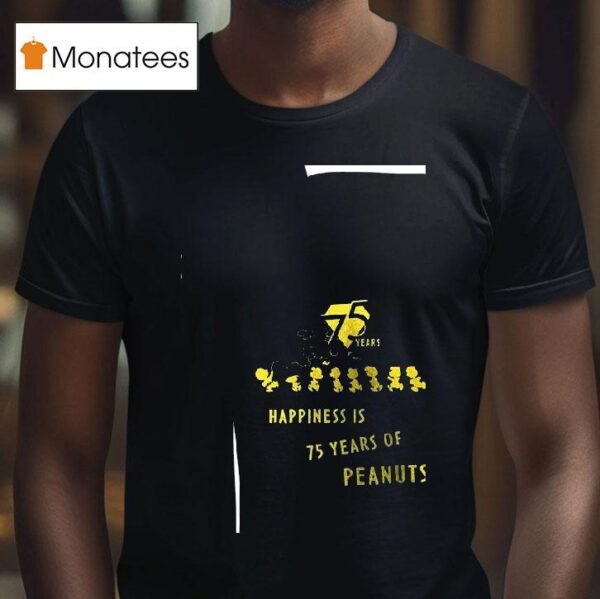 Happiness Is Years Of Peanuts Since Silhouette T Shirt