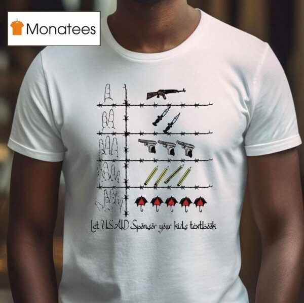Hasan Piker Let Us Aid Sponsor Your Kids Textbook T Shirt