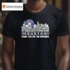 Houston Astros City Skyline All Names Of Legend Thank You For The Memories T Shirt