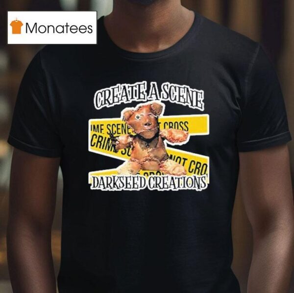 Human Skin Teddy Bear Create A Scene Darkseed Creations T Shirt