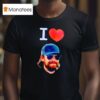 I Love Ryan Blaney T Shirt