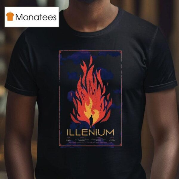 Illenium Bill Graham Civic Auditorium July San Francisco Ca T Shirt