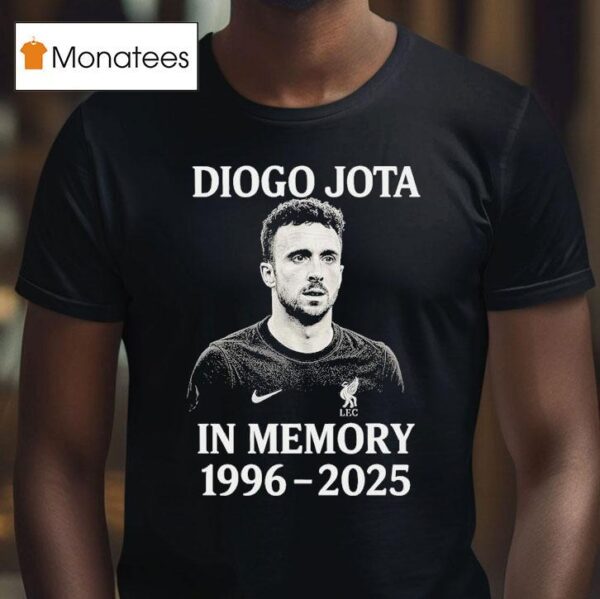 In Memory Of Diogo Jota Rip Liverpool T Shirt