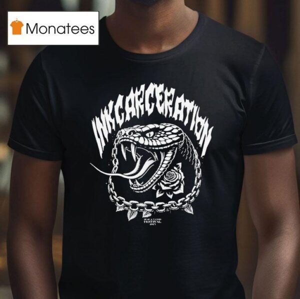 Inkcarceration Festival Spitting Venom In Mansfield Ohio On July Th Th Americas Rock And Metal Tattoo T Shirt