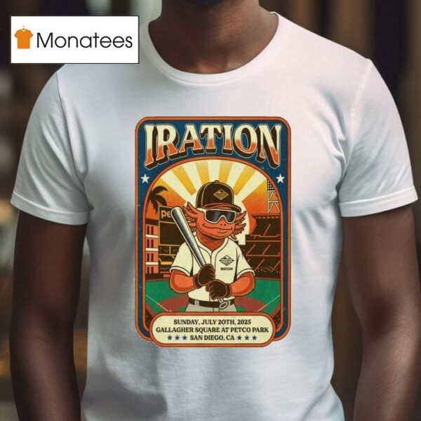 Iration Summer Tour San Diego Ca Us Petco Park T Shirt