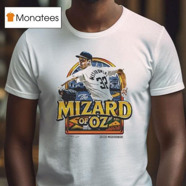 Jacob Misiorowski The Mizard Of Oz Milwaukee Brewers Mlbpa Painting T Shirt